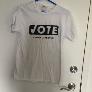 POLITICAL ACTIVISM TEE: Vote by Apathy Is Boring